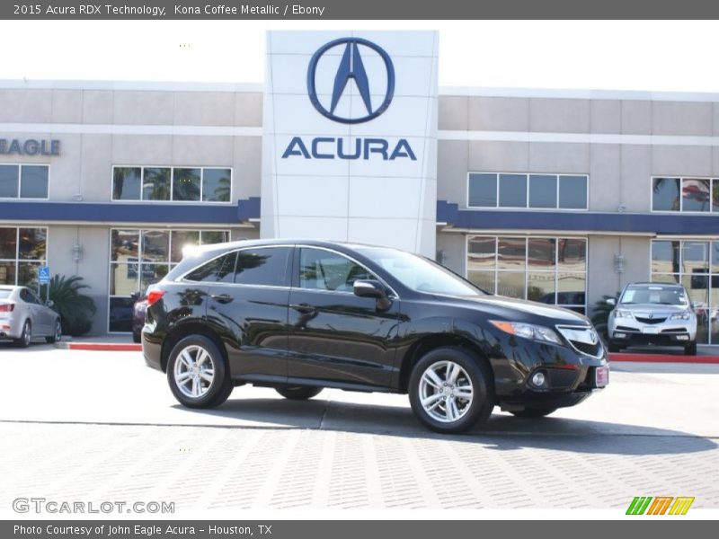 Kona Coffee Metallic / Ebony 2015 Acura RDX Technology