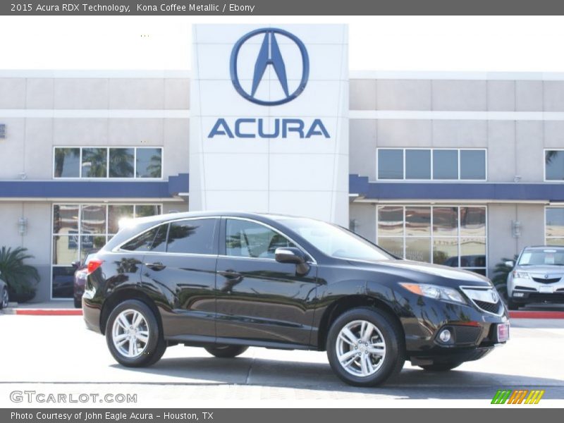 Kona Coffee Metallic / Ebony 2015 Acura RDX Technology