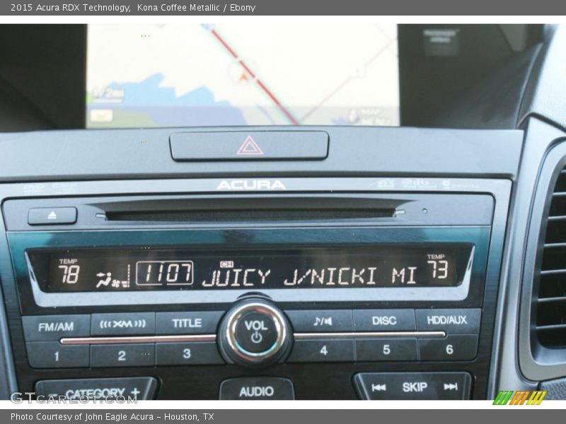 Kona Coffee Metallic / Ebony 2015 Acura RDX Technology