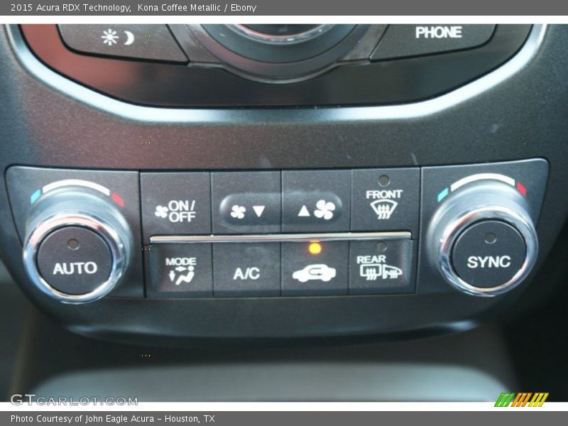 Kona Coffee Metallic / Ebony 2015 Acura RDX Technology