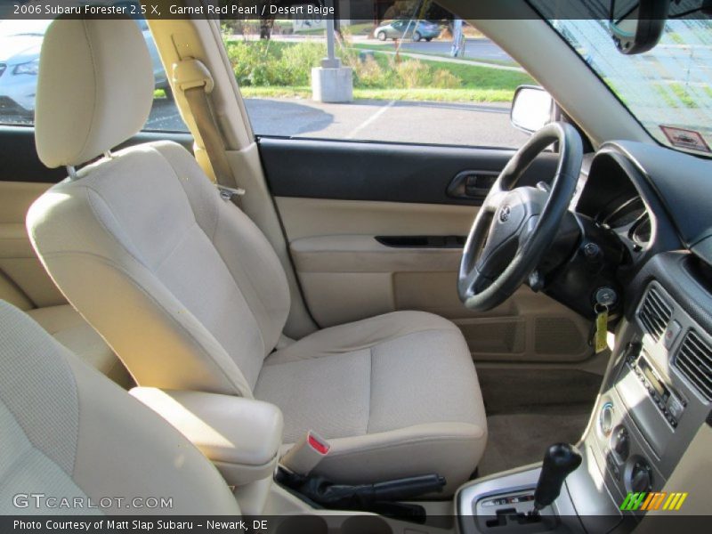 Garnet Red Pearl / Desert Beige 2006 Subaru Forester 2.5 X