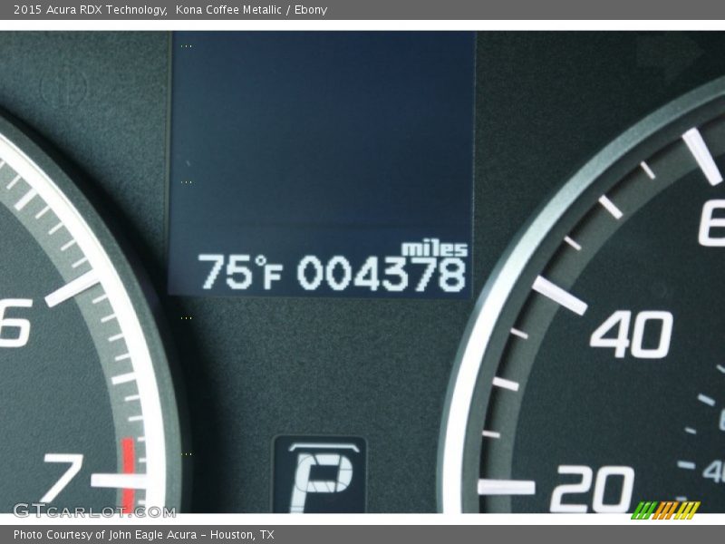 Kona Coffee Metallic / Ebony 2015 Acura RDX Technology