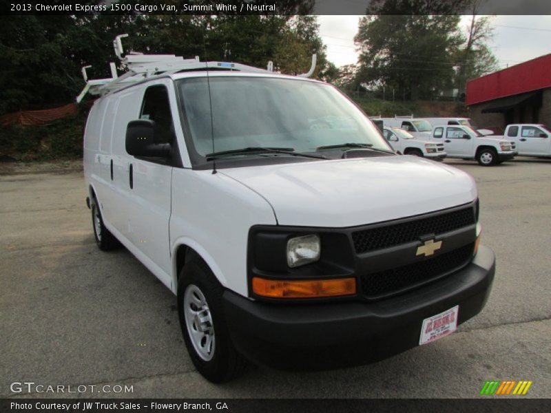 Summit White / Neutral 2013 Chevrolet Express 1500 Cargo Van