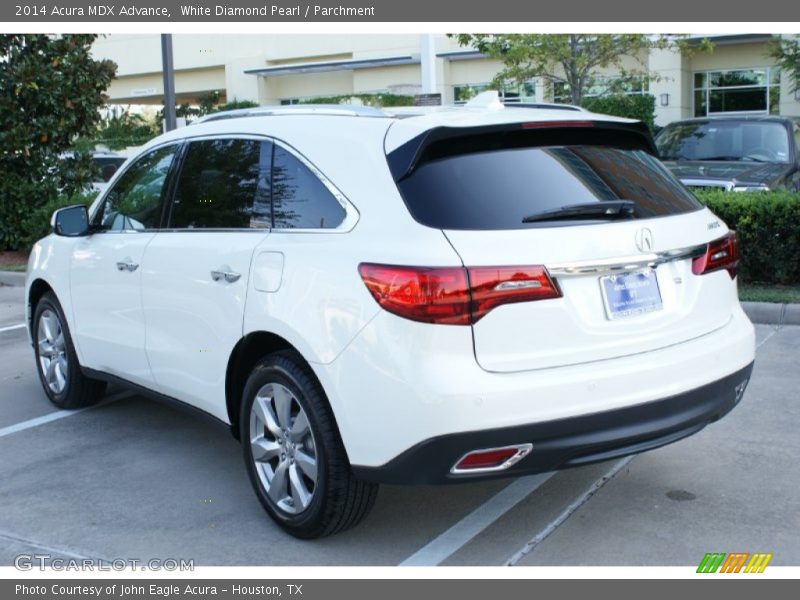 White Diamond Pearl / Parchment 2014 Acura MDX Advance