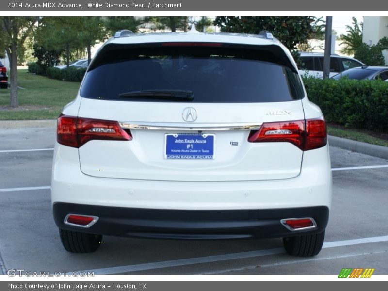 White Diamond Pearl / Parchment 2014 Acura MDX Advance