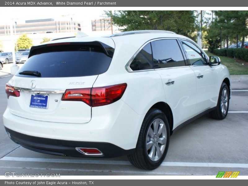 White Diamond Pearl / Parchment 2014 Acura MDX Advance