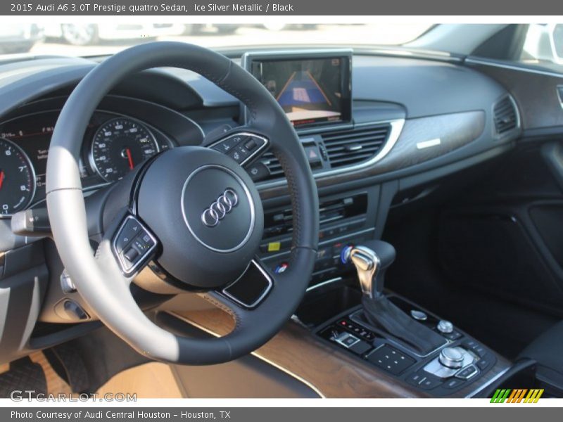 Ice Silver Metallic / Black 2015 Audi A6 3.0T Prestige quattro Sedan