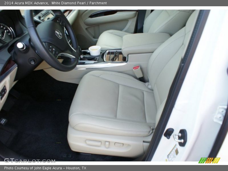 White Diamond Pearl / Parchment 2014 Acura MDX Advance