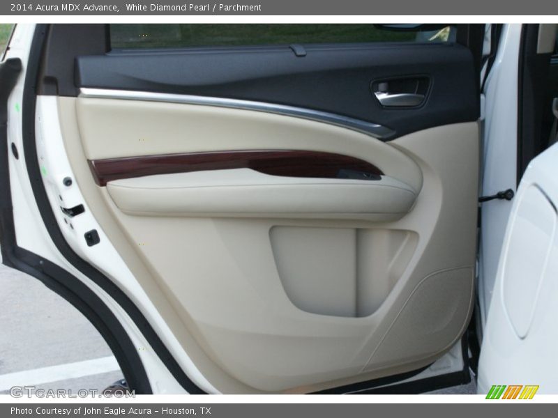 White Diamond Pearl / Parchment 2014 Acura MDX Advance