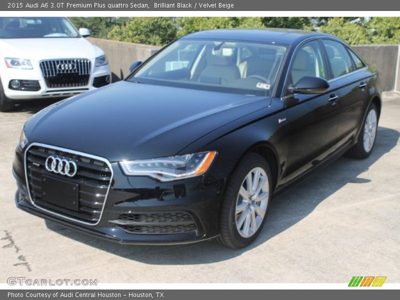 Brilliant Black / Velvet Beige 2015 Audi A6 3.0T Premium Plus quattro Sedan