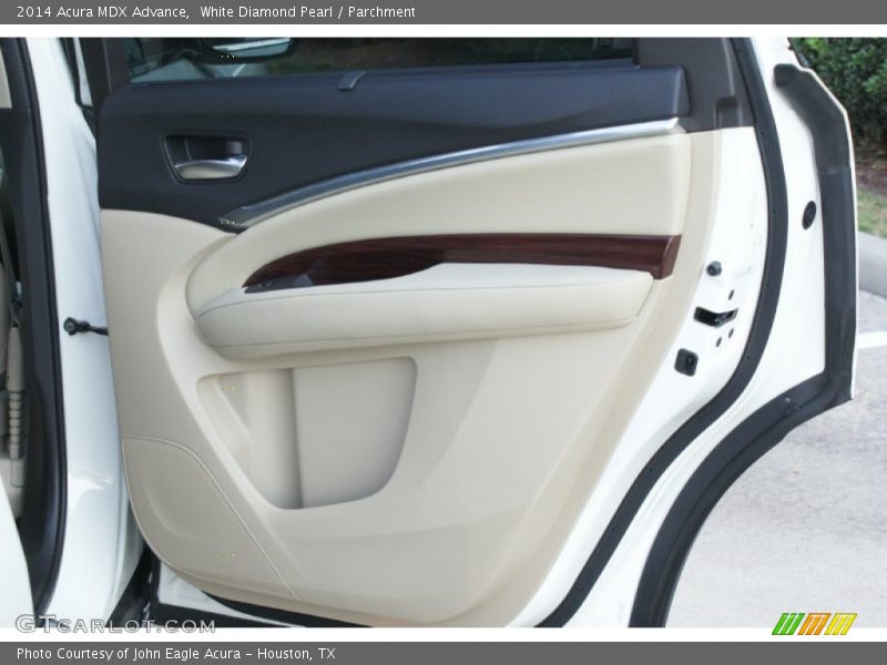 White Diamond Pearl / Parchment 2014 Acura MDX Advance