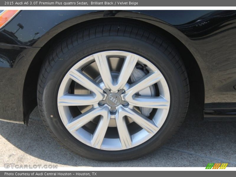Brilliant Black / Velvet Beige 2015 Audi A6 3.0T Premium Plus quattro Sedan