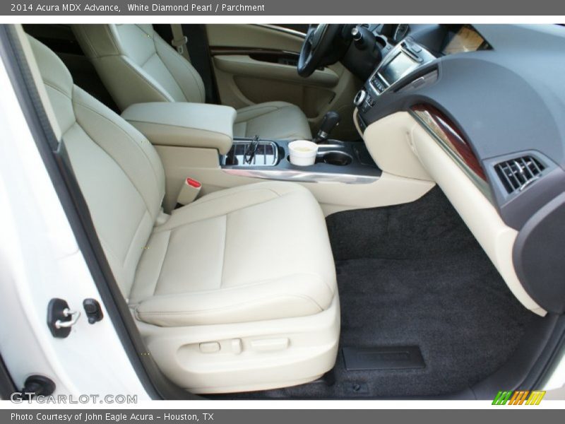 White Diamond Pearl / Parchment 2014 Acura MDX Advance