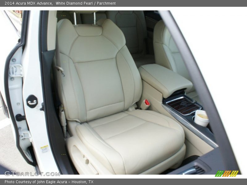 White Diamond Pearl / Parchment 2014 Acura MDX Advance