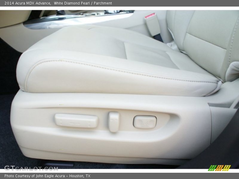 White Diamond Pearl / Parchment 2014 Acura MDX Advance