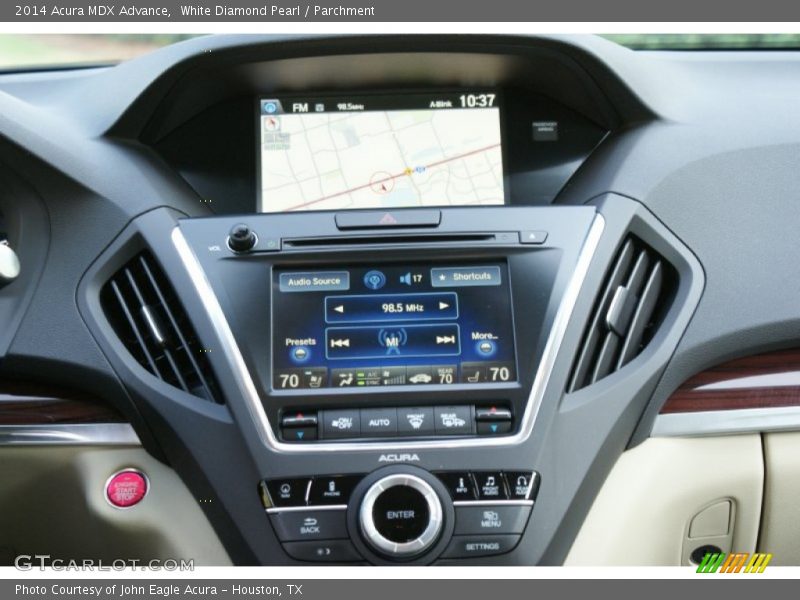 White Diamond Pearl / Parchment 2014 Acura MDX Advance