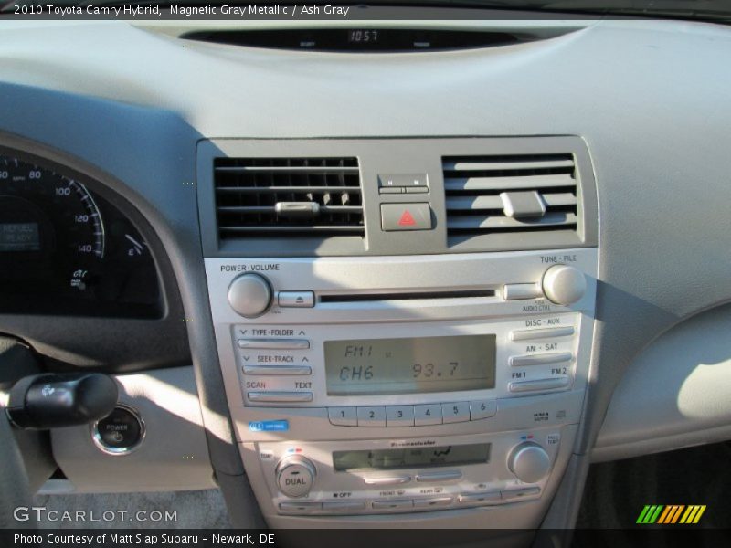 Magnetic Gray Metallic / Ash Gray 2010 Toyota Camry Hybrid