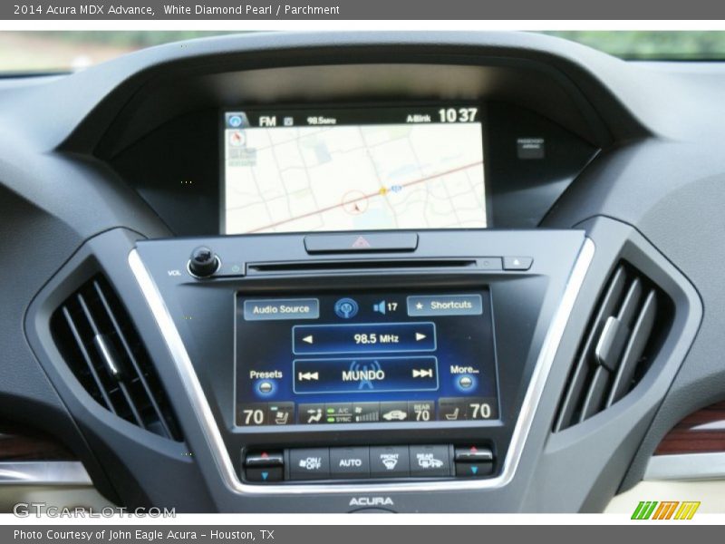 White Diamond Pearl / Parchment 2014 Acura MDX Advance