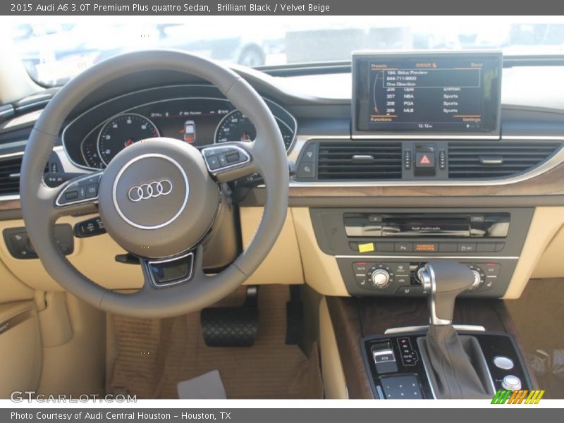 Brilliant Black / Velvet Beige 2015 Audi A6 3.0T Premium Plus quattro Sedan