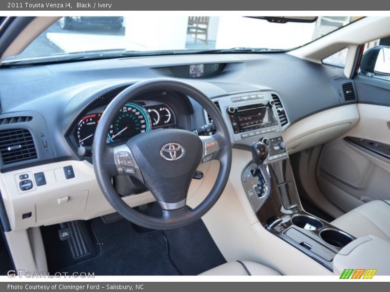 Black / Ivory 2011 Toyota Venza I4