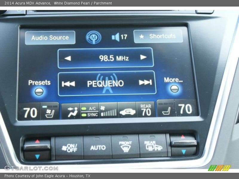 White Diamond Pearl / Parchment 2014 Acura MDX Advance
