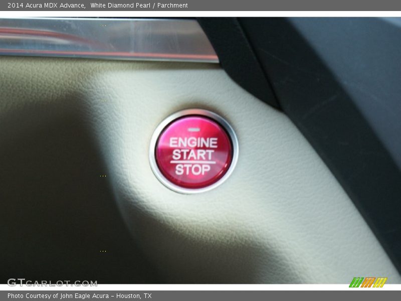 White Diamond Pearl / Parchment 2014 Acura MDX Advance