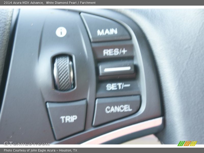 White Diamond Pearl / Parchment 2014 Acura MDX Advance
