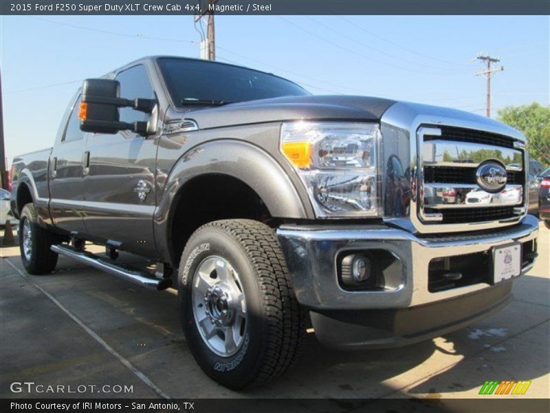 Magnetic / Steel 2015 Ford F250 Super Duty XLT Crew Cab 4x4