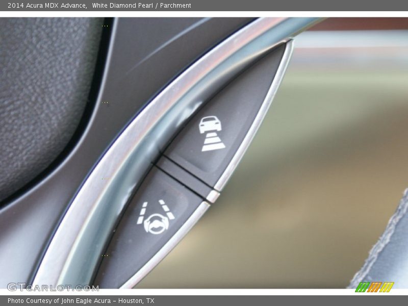 White Diamond Pearl / Parchment 2014 Acura MDX Advance
