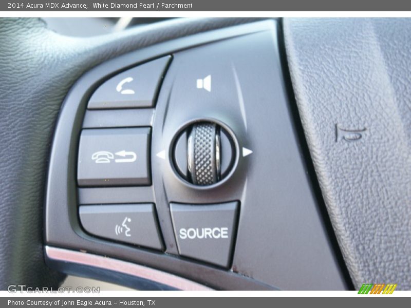 White Diamond Pearl / Parchment 2014 Acura MDX Advance