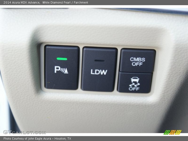White Diamond Pearl / Parchment 2014 Acura MDX Advance