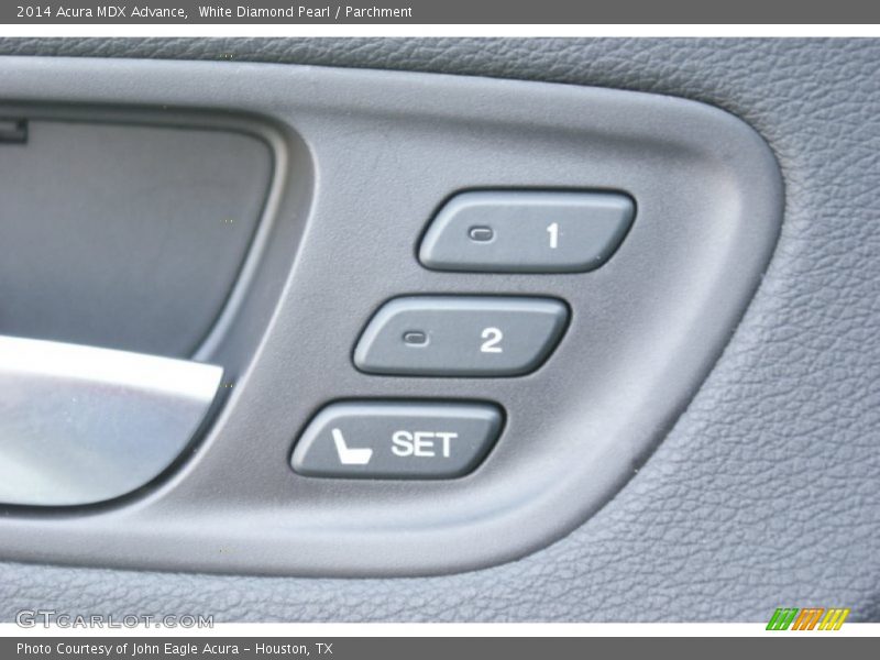 White Diamond Pearl / Parchment 2014 Acura MDX Advance