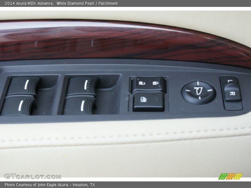 White Diamond Pearl / Parchment 2014 Acura MDX Advance