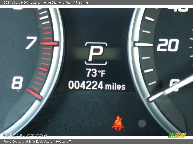 White Diamond Pearl / Parchment 2014 Acura MDX Advance