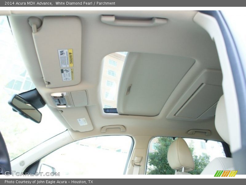 White Diamond Pearl / Parchment 2014 Acura MDX Advance