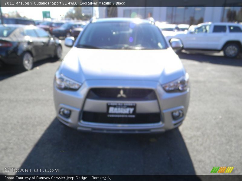 Cool Silver Metallic / Black 2011 Mitsubishi Outlander Sport SE 4WD