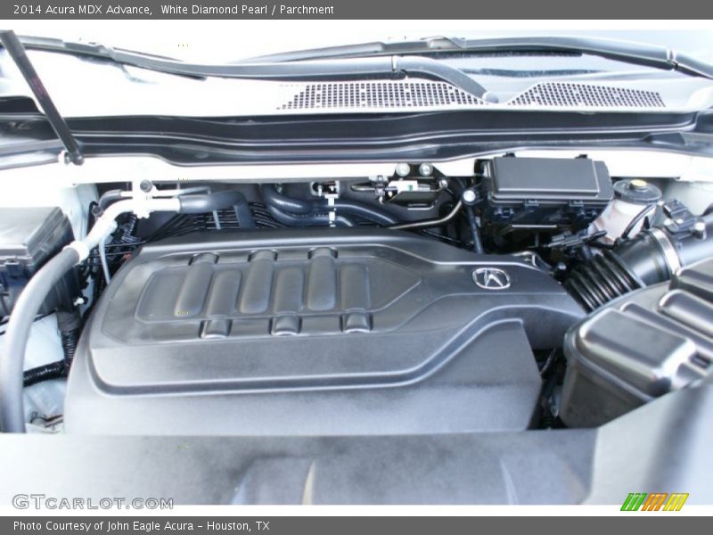 White Diamond Pearl / Parchment 2014 Acura MDX Advance