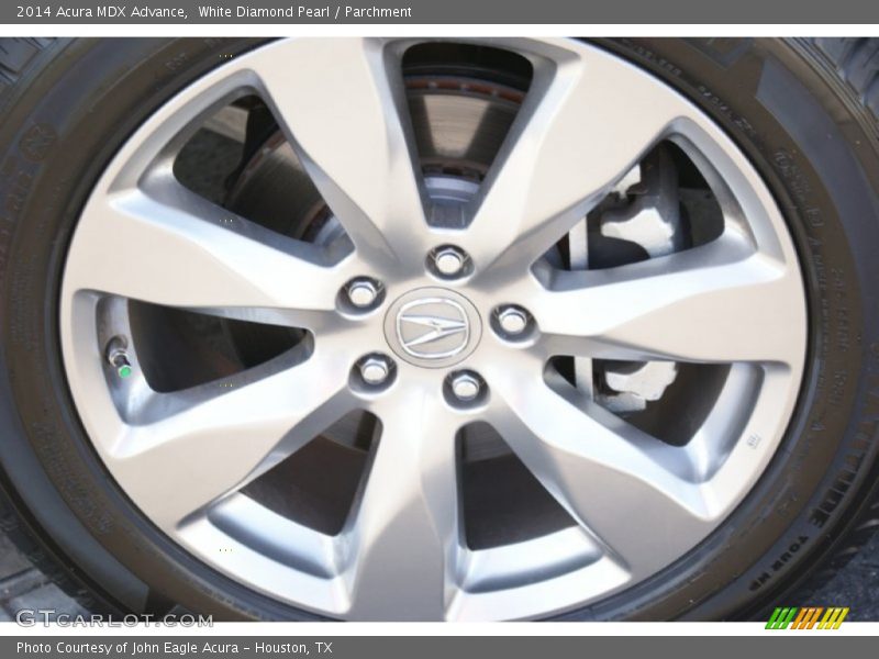 White Diamond Pearl / Parchment 2014 Acura MDX Advance