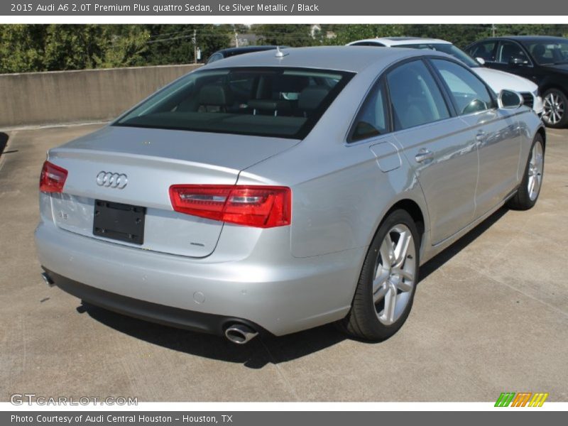 Ice Silver Metallic / Black 2015 Audi A6 2.0T Premium Plus quattro Sedan