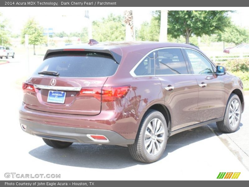 Dark Cherry Pearl / Parchment 2014 Acura MDX Technology