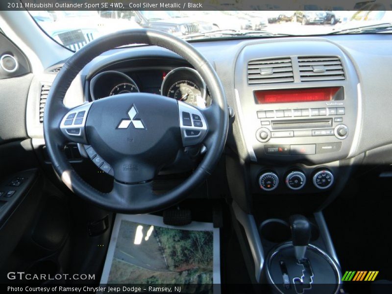 Cool Silver Metallic / Black 2011 Mitsubishi Outlander Sport SE 4WD