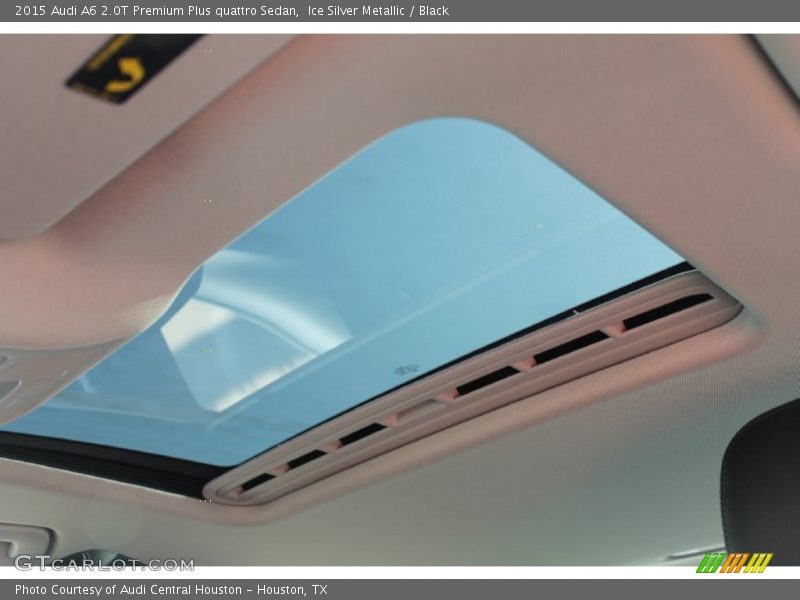 Ice Silver Metallic / Black 2015 Audi A6 2.0T Premium Plus quattro Sedan