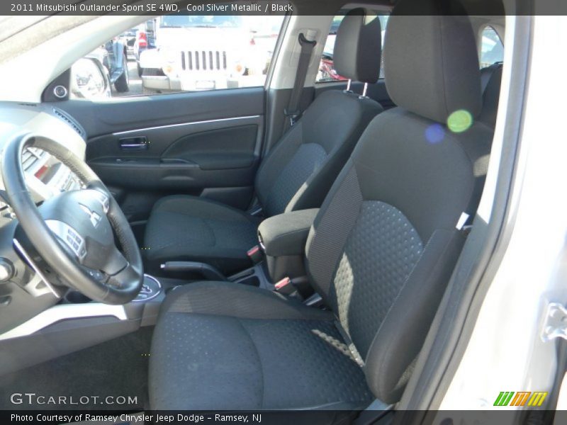 Cool Silver Metallic / Black 2011 Mitsubishi Outlander Sport SE 4WD