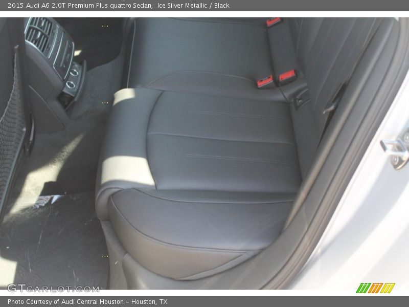 Ice Silver Metallic / Black 2015 Audi A6 2.0T Premium Plus quattro Sedan