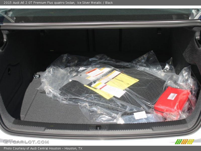 Ice Silver Metallic / Black 2015 Audi A6 2.0T Premium Plus quattro Sedan