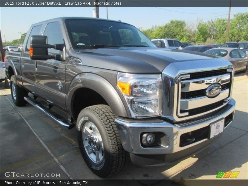 Magnetic / Steel 2015 Ford F250 Super Duty XLT Crew Cab 4x4