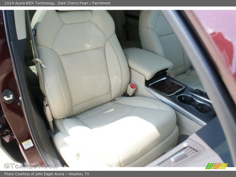 Dark Cherry Pearl / Parchment 2014 Acura MDX Technology