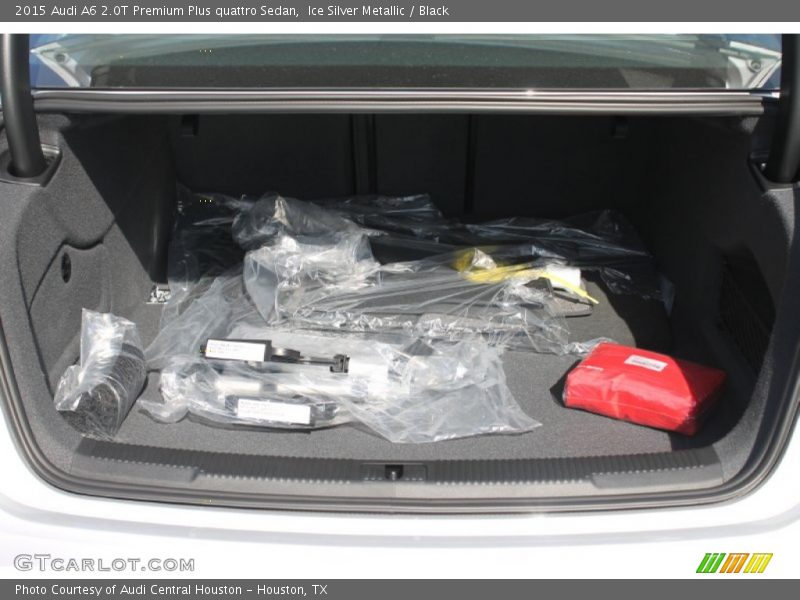 Ice Silver Metallic / Black 2015 Audi A6 2.0T Premium Plus quattro Sedan