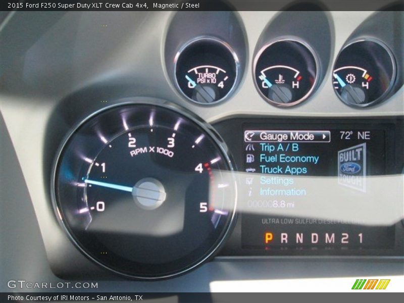 Magnetic / Steel 2015 Ford F250 Super Duty XLT Crew Cab 4x4