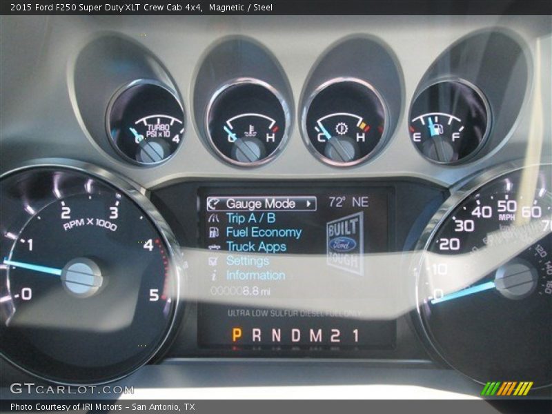 Magnetic / Steel 2015 Ford F250 Super Duty XLT Crew Cab 4x4
